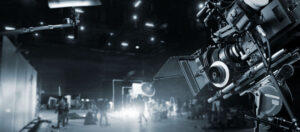 Behind the scenes of making of movie and TV commercial. Film Cre